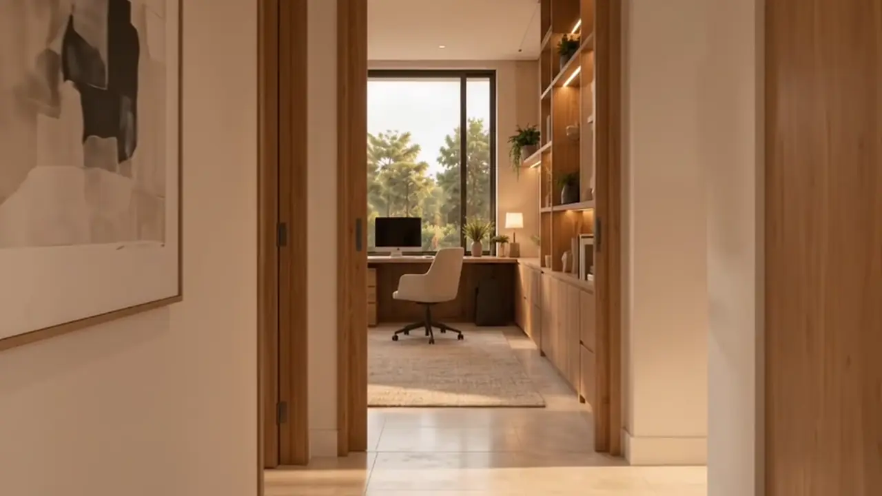 Home office contemporâneo